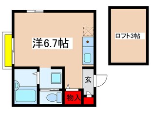 ランディー高石Ｂの物件間取画像